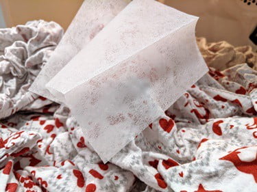 dryer sheets with linalool